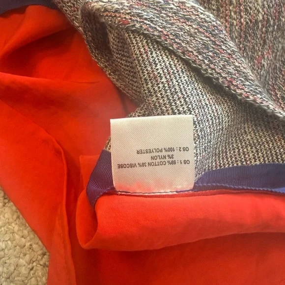 Sachin + Babi S EUC ribbon Red and Blue Blouse - Picture 15 of 16